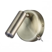 Lumion 5222/3WL LEDIO LN22 016 бронза Бра с выкл. LED 3W 3000K 330Лм 220V CHASE 5222/3WL Lumion 5222/3WL LEDIO LN22 016 бронза Бра с выкл. LED 3W 3000K 330Лм 220V CHASE 5222/3WL