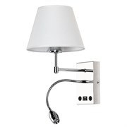 Arte Lamp A2581AP-2CC Elba Бра с подсветкой, хром A2581AP-2CC Arte Lamp A2581AP-2CC Elba Бра с подсветкой, хром A2581AP-2CC