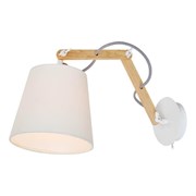 Arte Lamp A5700AP-1WH Pinoccio Бра металл/дерево/текстиль A5700AP-1WH Arte Lamp A5700AP-1WH Pinoccio Бра металл/дерево/текстиль A5700AP-1WH