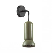Odeon Light 5054/1WB PENDANT ODL24 315 черный/зеленый/металл/керамика Бра GU10 LED 4W KERAMA 5054/1WB