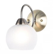 Arte Lamp A9317AP-1AB MARGO Бра бронза/стекло белое A9317AP-1AB