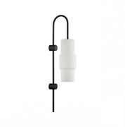 Odeon Light 5017/1W MODERN ODL23 335 черный/белый матовый металл/стекло Бра E14 1*40W PIMPA 5017/1W