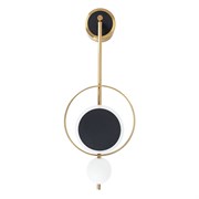 Arte Lamp A2604AP-7BK POLARIS Бра LED, черный/золото/металл/акрил A2604AP-7BK Arte Lamp A2604AP-7BK POLARIS Бра LED, черный/золото/металл/акрил A2604AP-7BK