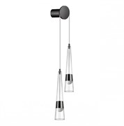 Odeon Light 5044/24WL L-VISION ODL24 301 глянц.темн.хром/прозрачный/металл/стекло Бра LED 24W 3000K 2536Лм LUMP 5044/24WL