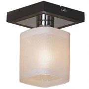 Lussole Бра Costanzo E14 1х40Вт хром/венге/белый с рисунком LSL-9007-01 LSL-9007-01