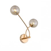 ST LUCE SL435.201.02 Бра Золото/Коньячный G9 2*28W SL435.201.02 ST LUCE SL435.201.02 Бра Золото/Коньячный G9 2*28W SL435.201.02