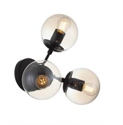 ST LUCE SL549.411.03 Бра Черный/Дымчатый E27 3*40W SL549.411.03 ST LUCE SL549.411.03 Бра Черный/Дымчатый E27 3*40W SL549.411.03