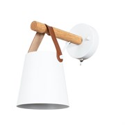 Arte Lamp A7032AP-1WH THOMAS Бра металл/дерево/кожа A7032AP-1WH Arte Lamp A7032AP-1WH THOMAS Бра металл/дерево/кожа A7032AP-1WH