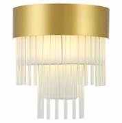 ST LUCE SL1352.201.01 Бра Золотистый/Белый, Прозрачный E14 1*40W SL1352.201.01 ST LUCE SL1352.201.01 Бра Золотистый/Белый, Прозрачный E14 1*40W SL1352.201.01