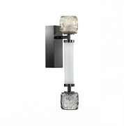 Odeon Light 5427/13WL L-VISION ODL_EX24 21 черный хром/белый/дымчатый/коньячный/металл/стекло/акрил Бра LED 13W 3000K KLIFF 5427/13WL