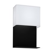 Eglo 99069 Светод. бра GALDAKAO, 5,4W(LED), L200, H320, A125, сталь, черный/текстиль, дерево 99069