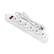 EKF PROxima Сетевой фильтр 6*1,8м 16А/3,2кВт с выкл. c/з ПВС 3х1,0 Блокбастер XL UFA16-310-6-018