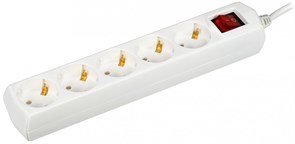 IEK GENERICA Удлинитель У05В 5 мест 2P+PE/3м 3х1мм2 10А/250В WYP10-10-05-03-ZK-G