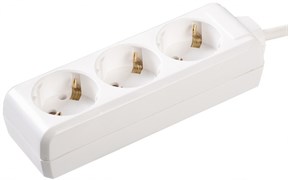 IEK Удлинитель У03 3 места 2Р+PЕ/1,5метра 3х1мм2 16А/250В WYP10-16-03-01-Z-17