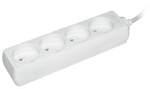 IEK Удлинитель У4 4 места 2Р/1,5 метра 2х0.75мм2 10А/250В WYP10-06-04-01-N