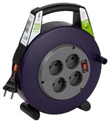 ЭРА Удлинитель силовой BPx-4-2x0,75-20m в закрытом корпусе без заземления с выключателем 4 розетки 20м ПВС 2x0,75мм2 6А Б0052924