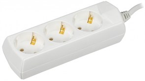IEK GENERICA Удлинитель У03 3 места 2P+PE/1,5м 3х1мм2 10А/250В WYP10-10-03-D15-Z-G