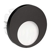 Zamel Светильник MUNA Чёрный/Хол.бел. в монт.коробку, 230V AC с датчиком движения 02-226-61