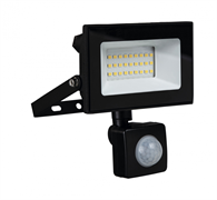 Прожектор светодиодный СДО-3003 с инфракрасным датчиком движения 30Вт 6500К IP54 EKF FLL-3003-30D-6500