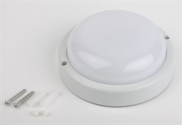 ЭРА SPB-201-2-65К-015 Cветильник светодиодный IP65 15Вт 1425Лм 6500К оптико-акустический датчик движения (40/640) Б0047639