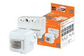 TDM Датчик движения  на прожектор ДДПр-01 (белый) 1100Вт, 5-480с, 12м, 5+Лк, 120гр, IP44 SQ0324-0014