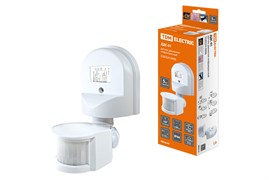 TDM Датчик движения  настенный  ДДС-01 1100Вт, 5-480с, 2-12м, 5+Лк, 180гр, IP44 SQ0324-0006