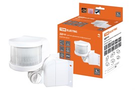 TDM Датчик движения  угловой ДДУ-01 1100Вт, 5-480с, 12м, 5+Лк, 270гр, IP44 SQ0324-0010