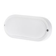 Светильник светодиодный пылевлагозащищенный ЖКХ-01 овал 12 Вт 1000 Лм IP65 177 мм 6500 K с датчиком движения Rexant 607-209