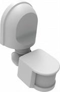 Dekraft Датчик движения инфракрасный ДДИ-101 02 1200Вт 2-12м 180° белый, IP44 60131DEK