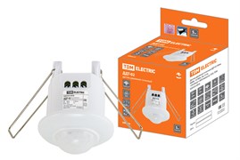 TDM Датчик движения точечный ДДТ-02 40мм, 800Вт, 10-900с, 6м, 3+лк, 120(сбоку)+360(сверху)гр, IP20 SQ0324-0026