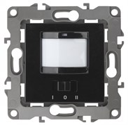 ЭРА 12-4103-06 датчик движения 2-проводной, 180-240В, 200Вт, IP20, 12, чёрный Б0031256