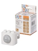 TDM Датчик движения инфракрасный (настенный) ДДС-Н-01 (100Вт, 10-420с, 6м, 10+Лк, 120гр, IP20) "Народный" SQ0324-0302