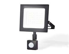 Ambrella Прожектор светодиодный с датчиком движения ST8115 BK черный IP65 LED 6500K 50W 160*134*28 ST8115