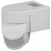 ЭРА MD 012 Датчик движения Датчик движения белый, максимальная нагрузка 1100Вт, угол обзора 180 градусов Б0043789