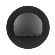 Zamel Светильник RUBI Чёрный/Тепл.бел. в монт.коробку, 230V AC с датчиком движения 09-226-62