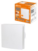 TDM Вентилятор бытовой настенный, 100 С-Н, декоративная накладка, белый, SQ1807-2007