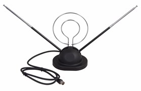 ТВ-Антенна комнатная телескопическая на подставке "Усы" (модель RX-105) Rexant 34-0105