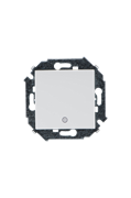 Simon 15 Белый Выключатель кнопочный с пиктограммой, 16А, 250В, винт.зажим