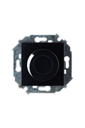 Simon 15 Черный Светорегулятор поворотно-нажимной, 500Вт, 230В, винт.заж.