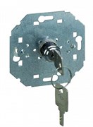 Simon 75 Мех Кнопочный выключатель сист.упр. с поворотным мех. и ключом, 5 А / 250 В, S82,82N,88