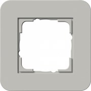 Gira серия E3 Серый/белый глянцевый Рамка 1-ая