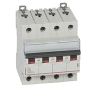 Автоматический выключатель DX3 4 фазы 6A 4М (Тип C) 10 kA