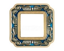 Рамка 1-ая Fede Smalto Italiano Firenze Blue Sapphire FD01361AZEN IP20