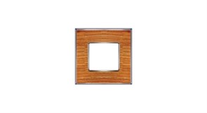 Рамка 1-ая Fede Vintage Wood Вишня/Хром FD01311CCB IP20