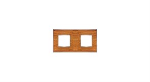 Рамка 2-ая Fede Vintage Wood Вишня/Хром FD01312CCB IP20