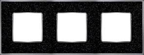 Рамка 3-ая Fede Vintage Corinto Black Quartz/Хром FD01333BQCB IP20