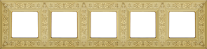 Рамка 5-ая Fede Granada Bright Gold FD01415OB IP20