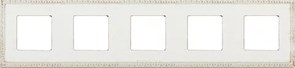 Рамка 5-ая Fede Toledo Provence White Decape FD01215BD IP20
