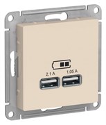 Розетка 220 с USB 1 портом 5B|2100 мА ATN000233 Schneider Electric
