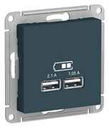 Розетка 220 с USB 1 портом 5B|2100 мА ATN000833 Schneider Electric